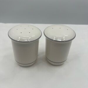 Lenox Chinastone "For the Gray" Pattern Salt and Pepper Shakers
